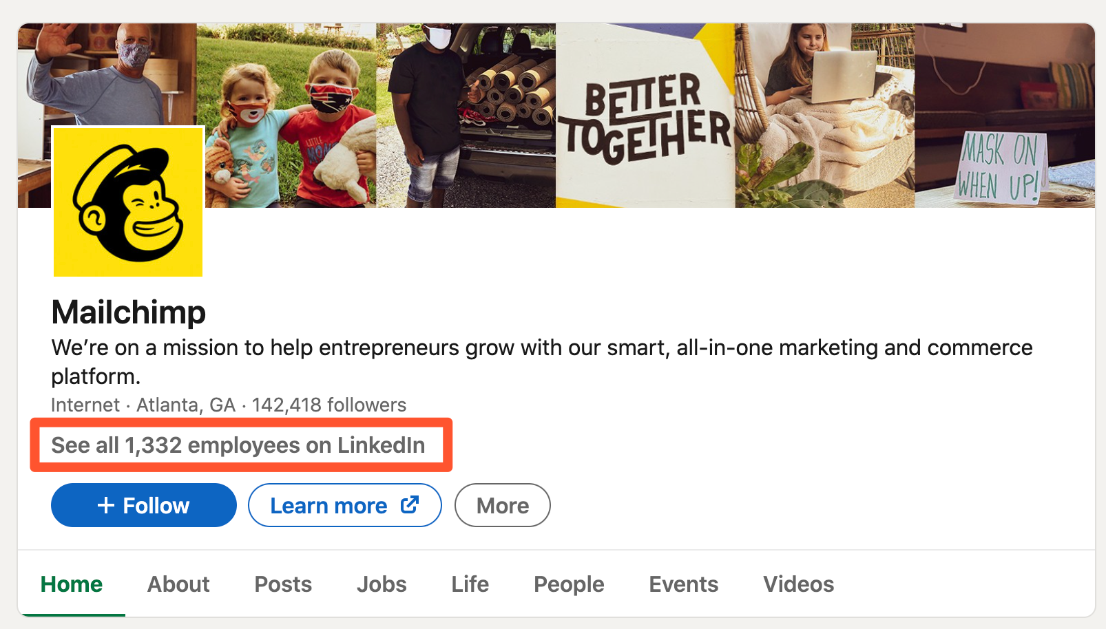 Find hiring manager on LinkedIn