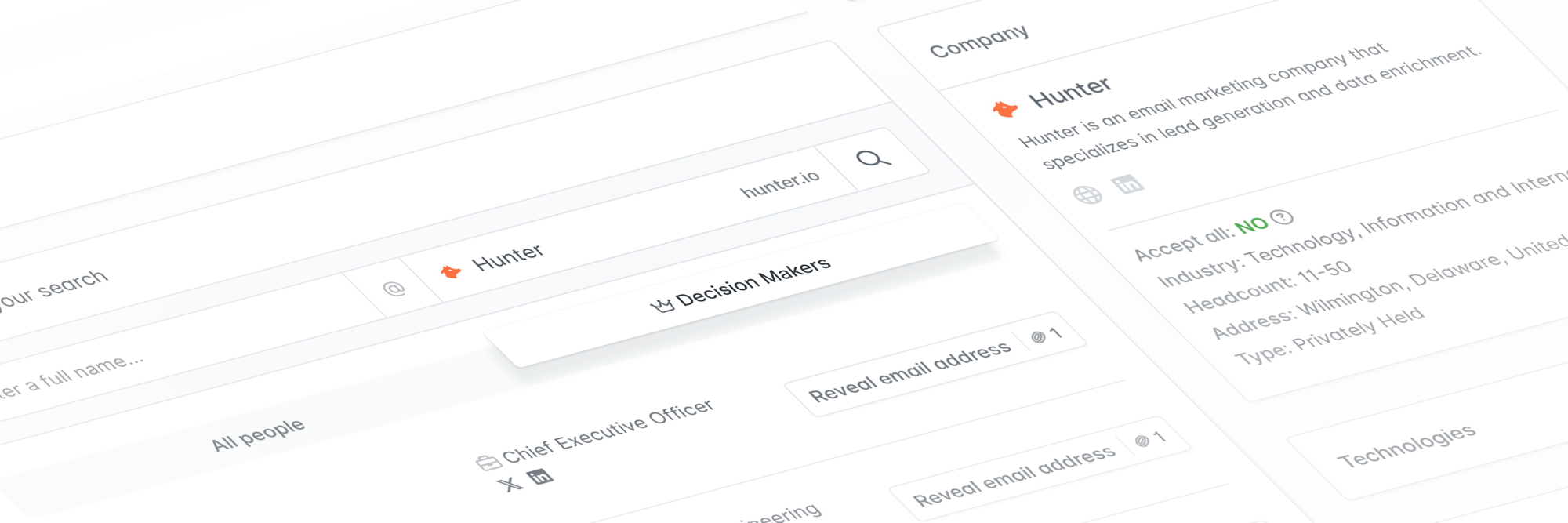 Reveal the Email Addresses of the Decision Makers You Want with Our Updated Search