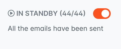 In standby status