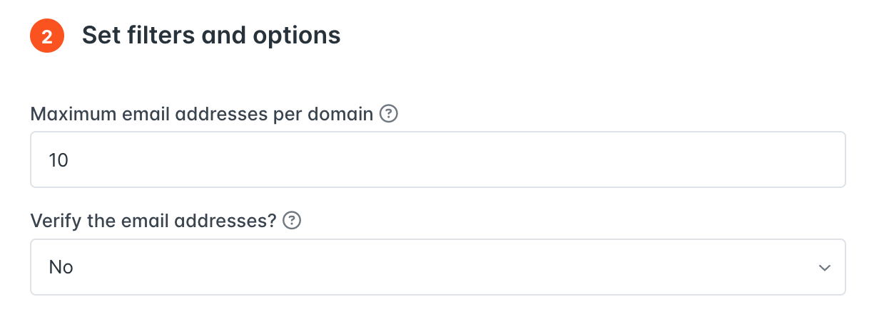 Verifications in the Bulk Domain Search