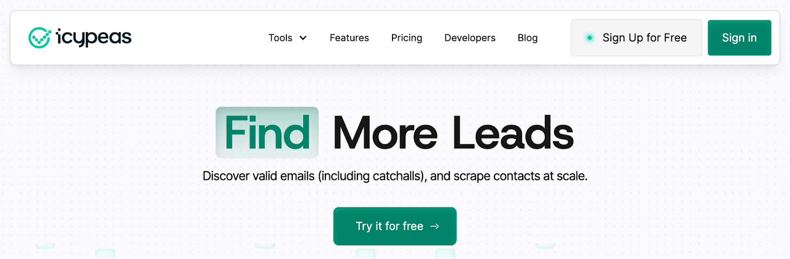 Icypeas email verifier
