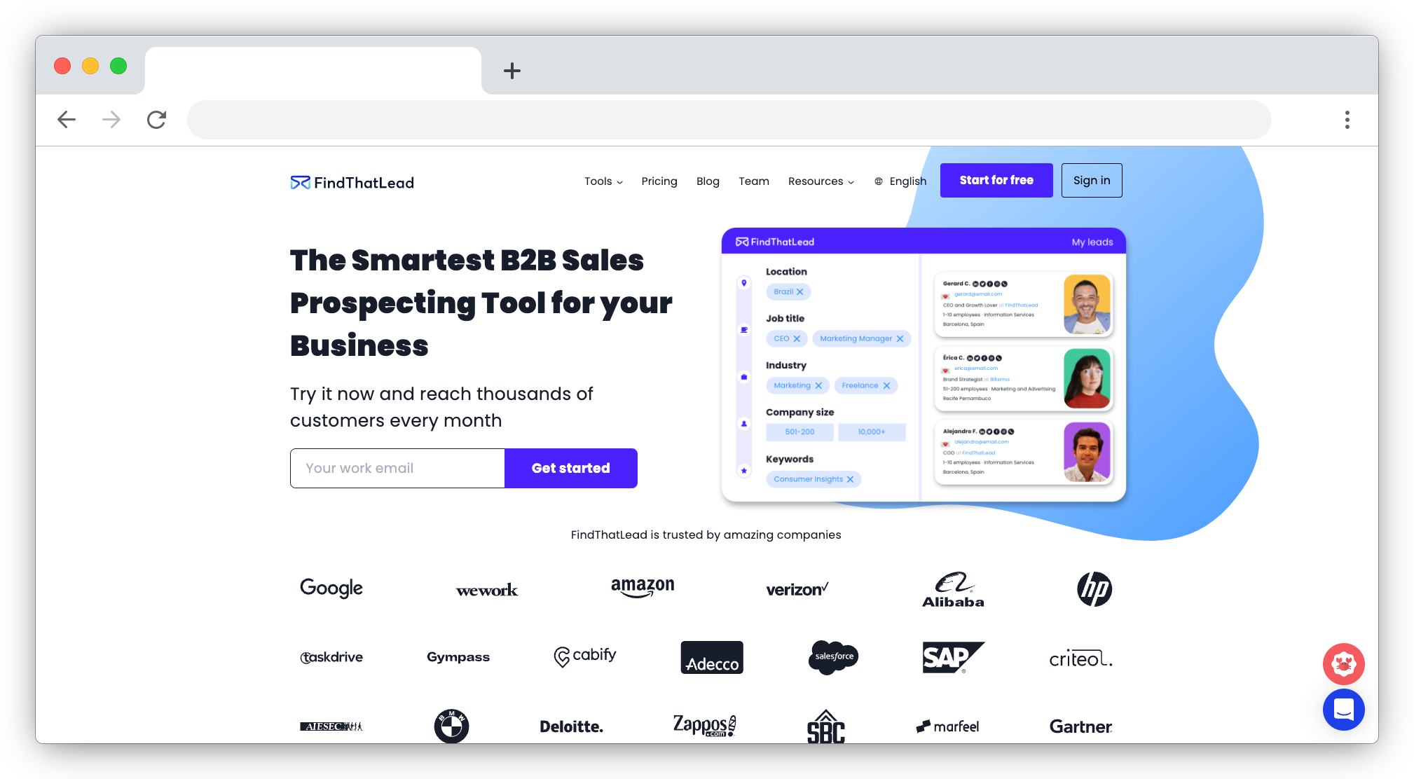 FindThatLead screenshot