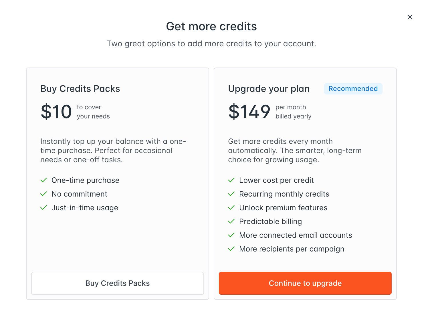blog-post:unified-credit-system-extra-packs-monthly-lead-verification