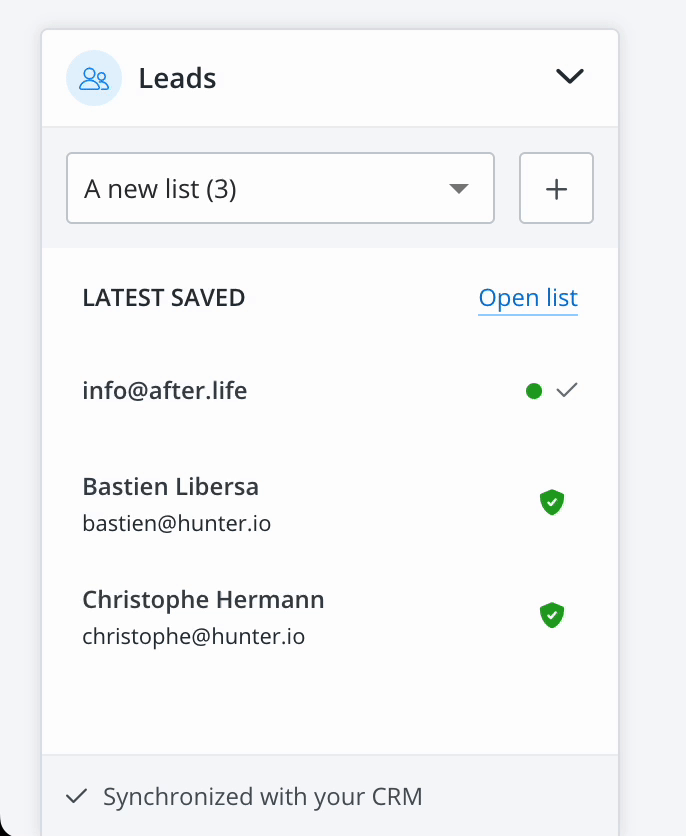 Redesigned Lead Manager