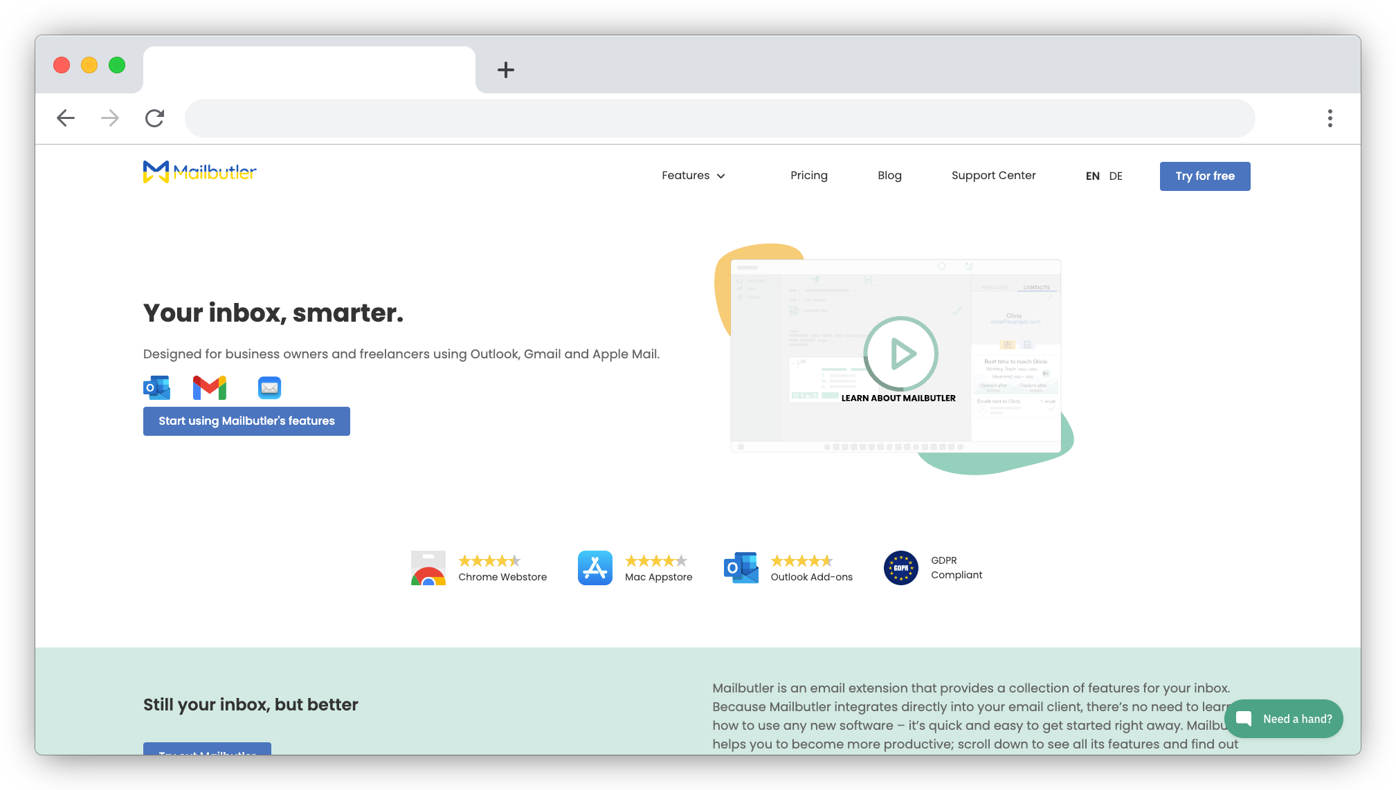 Mailbutler screenshot
