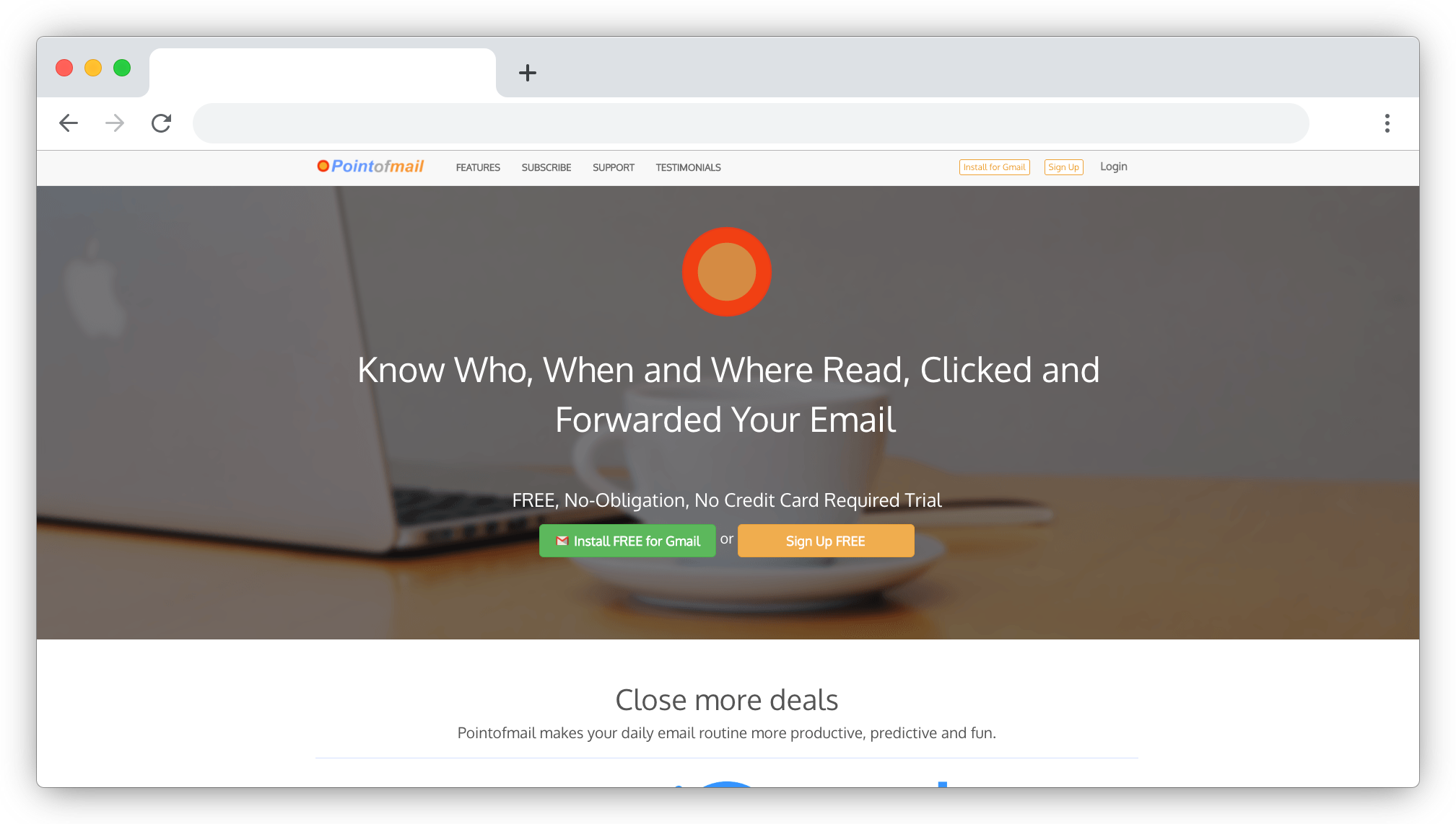 Pointofmail screenshot